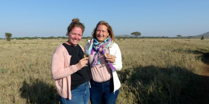 Anne Mette & Louise, ilmapallo safari